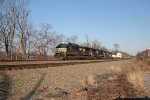 NS 4508 heads a westbound train